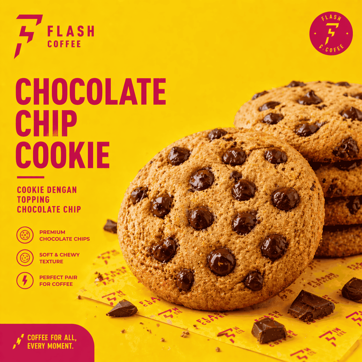 Chocolate Chip Cookie Flash Coffee